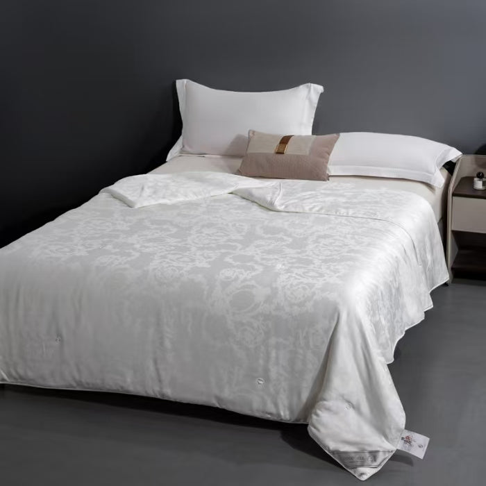 Pure Mulberry Silk Summer Comforter | 100% Natural Cooling Comfort